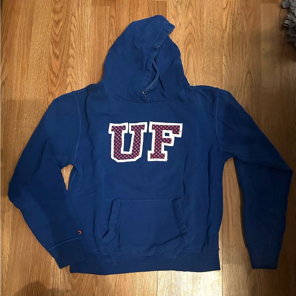 Pressbox Blue and Orange Florida Gator Heart Hoodie 🐊💙🐊🧡
